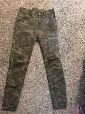 Grace & Lace Olive Camo Skinny Jeans